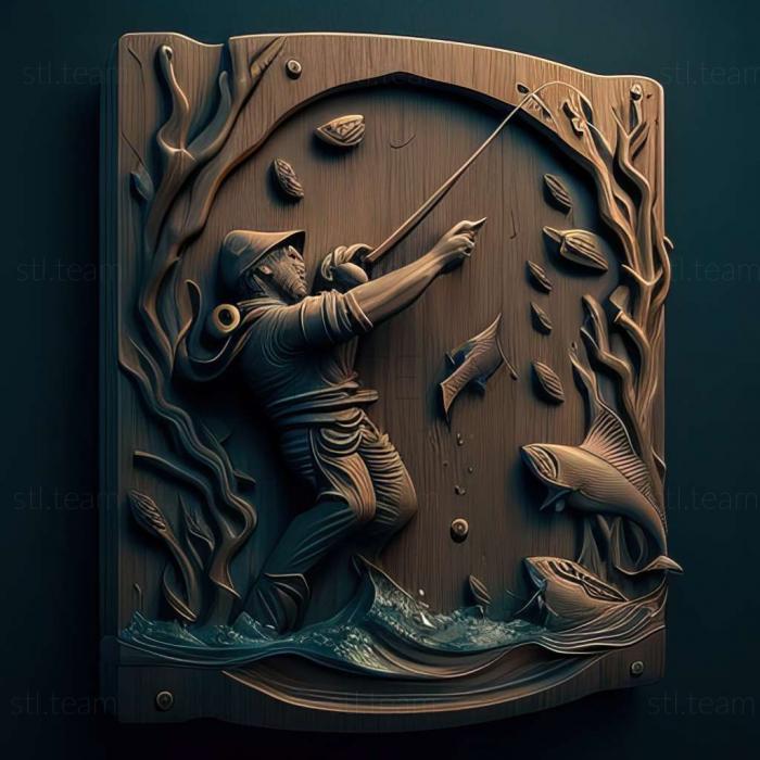 3D model Spearfishing game (STL)